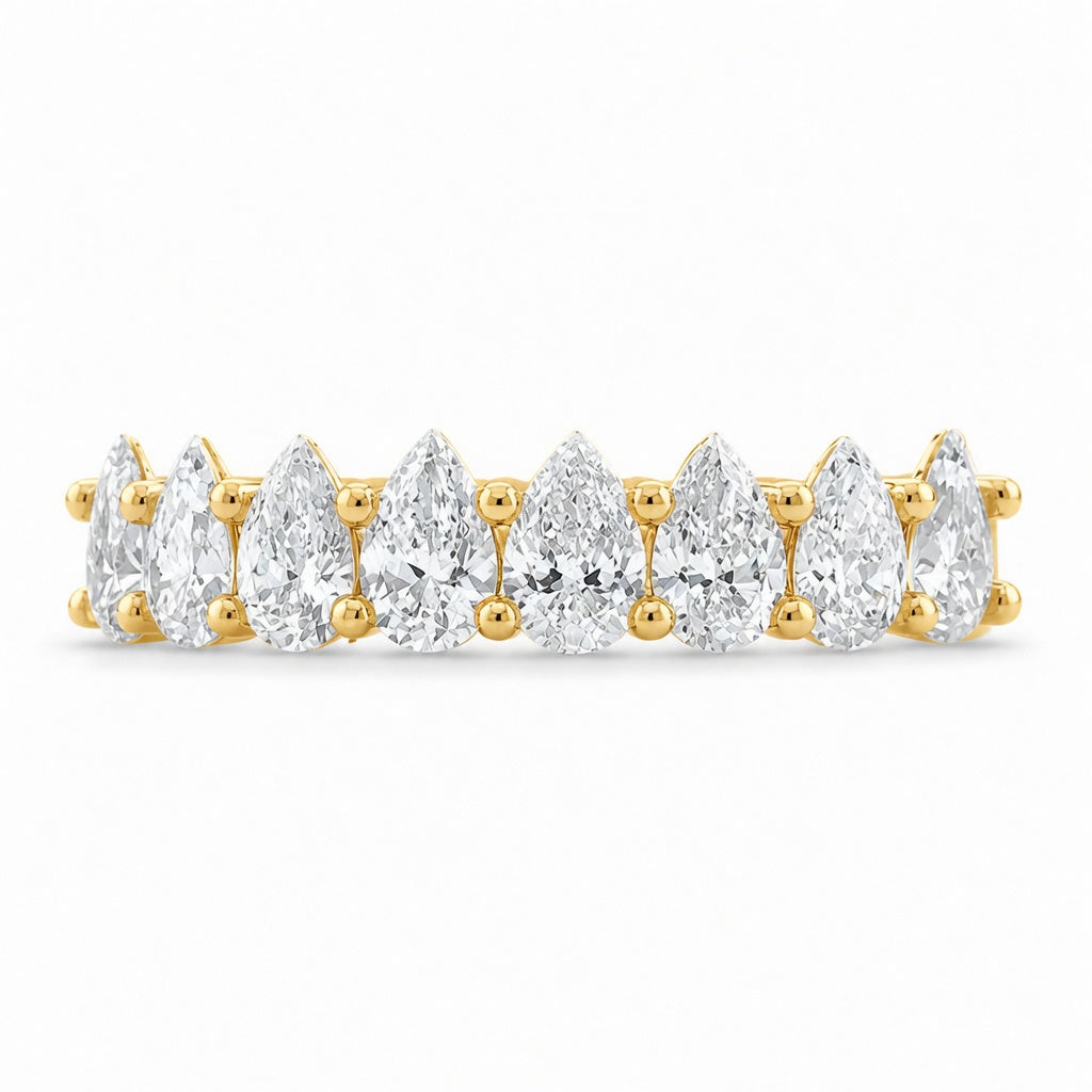 1.20 CT Lab-Grown Diamond Stackable Fashion Ring in 14K White Gold (D–F / VS1–VS2)