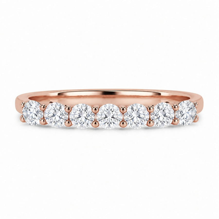 14K White Gold Lab-Grown Diamond Wedding Band (1.25 CTW – D–F / VS1–VS2)
