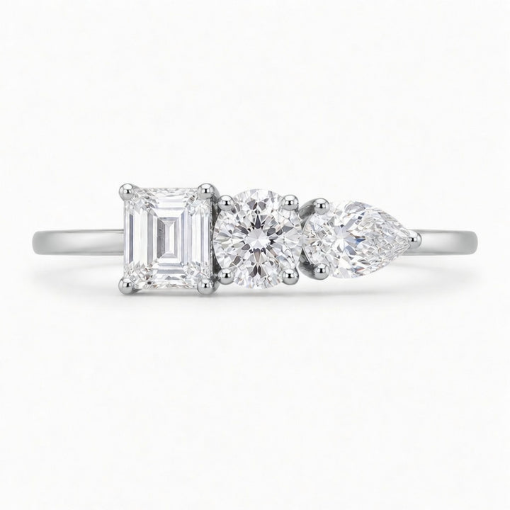 14K White Gold Lab-Grown Diamond Fashion Ring (1.50 CTW â€“ Dâ€“F / VS1â€“VS2) from Diamond Studio