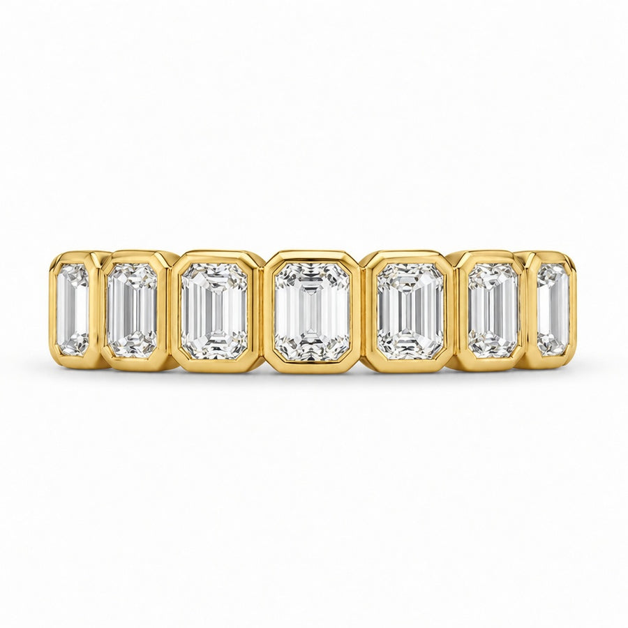 1.00 CT Lab-Grown Diamond Stackable Fashion Ring in 14K White Gold (D–F / VS1–VS2)