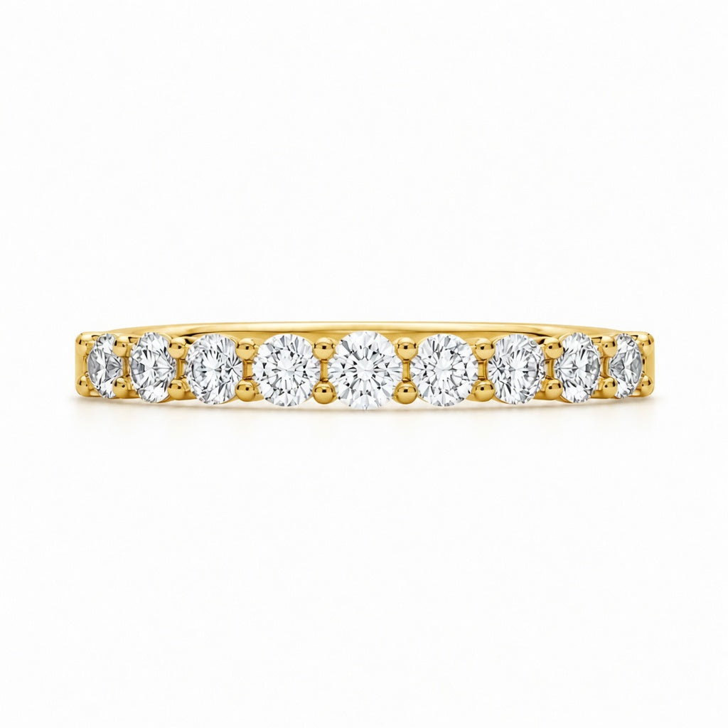 1.30 CT Lab-Grown Diamond Fashion Ring in 14K White Gold (D–F / VS1–VS2)
