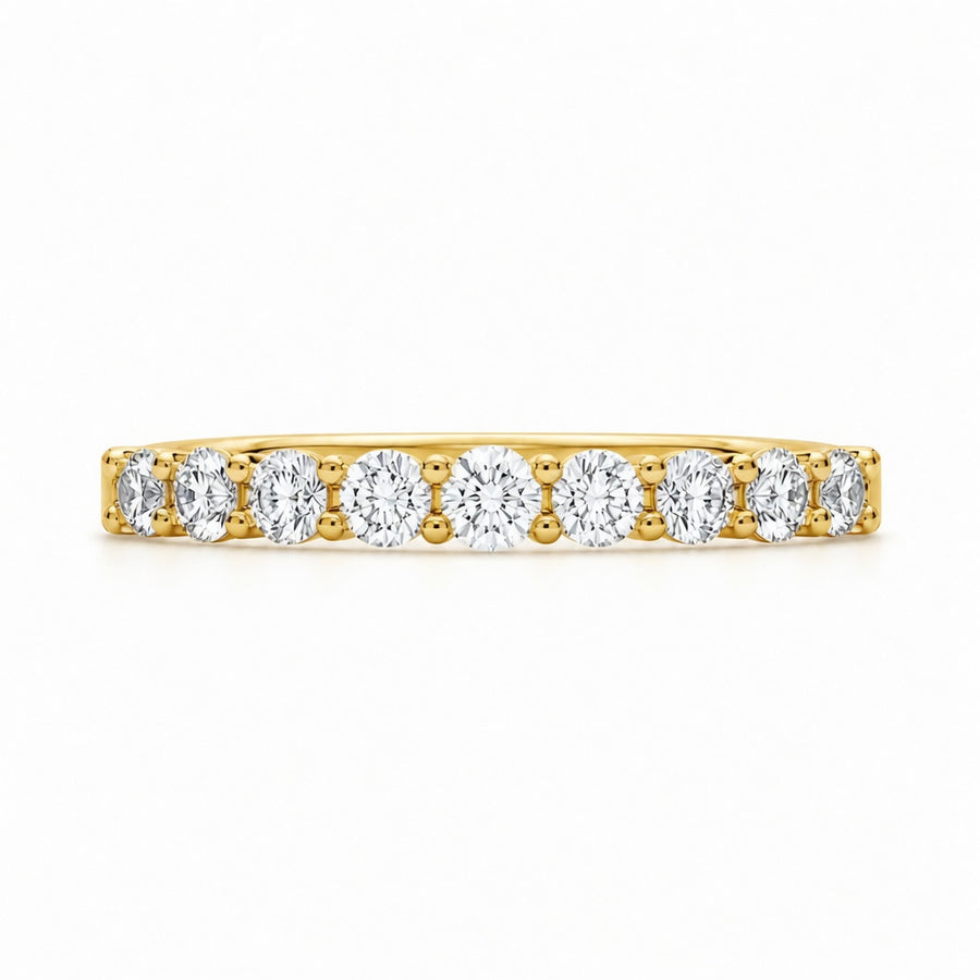 1.30 CT Lab-Grown Diamond Fashion Ring in 14K White Gold (D–F / VS1–VS2)