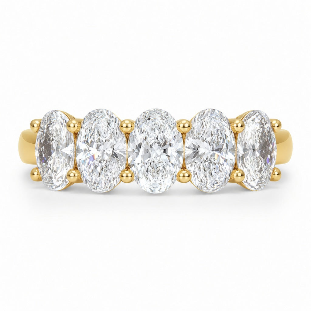 2.70 CT Lab-Grown Diamond Fashion Ring in 14K White Gold (D–F / VS1–VS2)