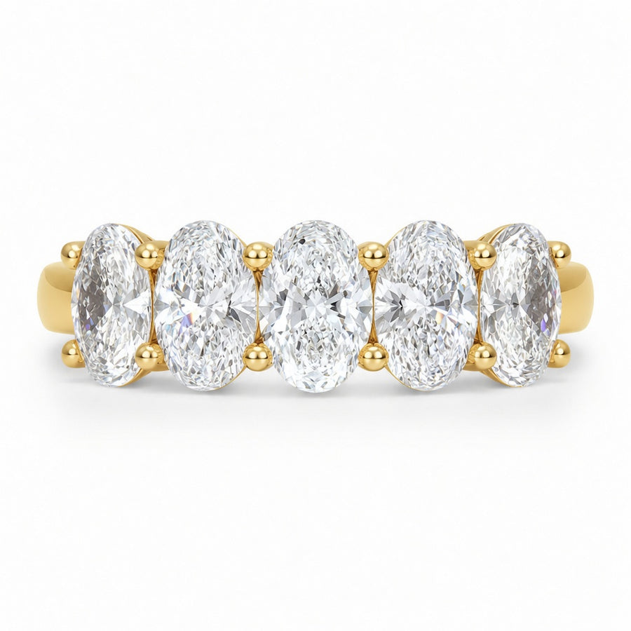 2.70 CT Lab-Grown Diamond Fashion Ring in 14K White Gold (D–F / VS1–VS2)
