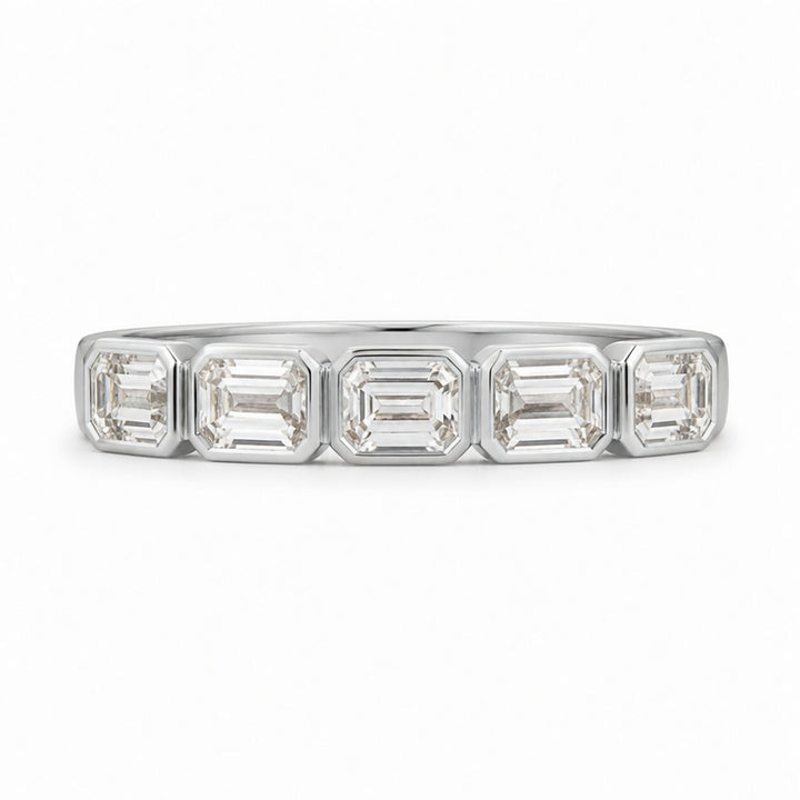 14K White Gold Lab-Grown Diamond Stackable Fashion Ring (1.10 CTW â€“ Dâ€“F / VS1â€“VS2) from Diamond Studio