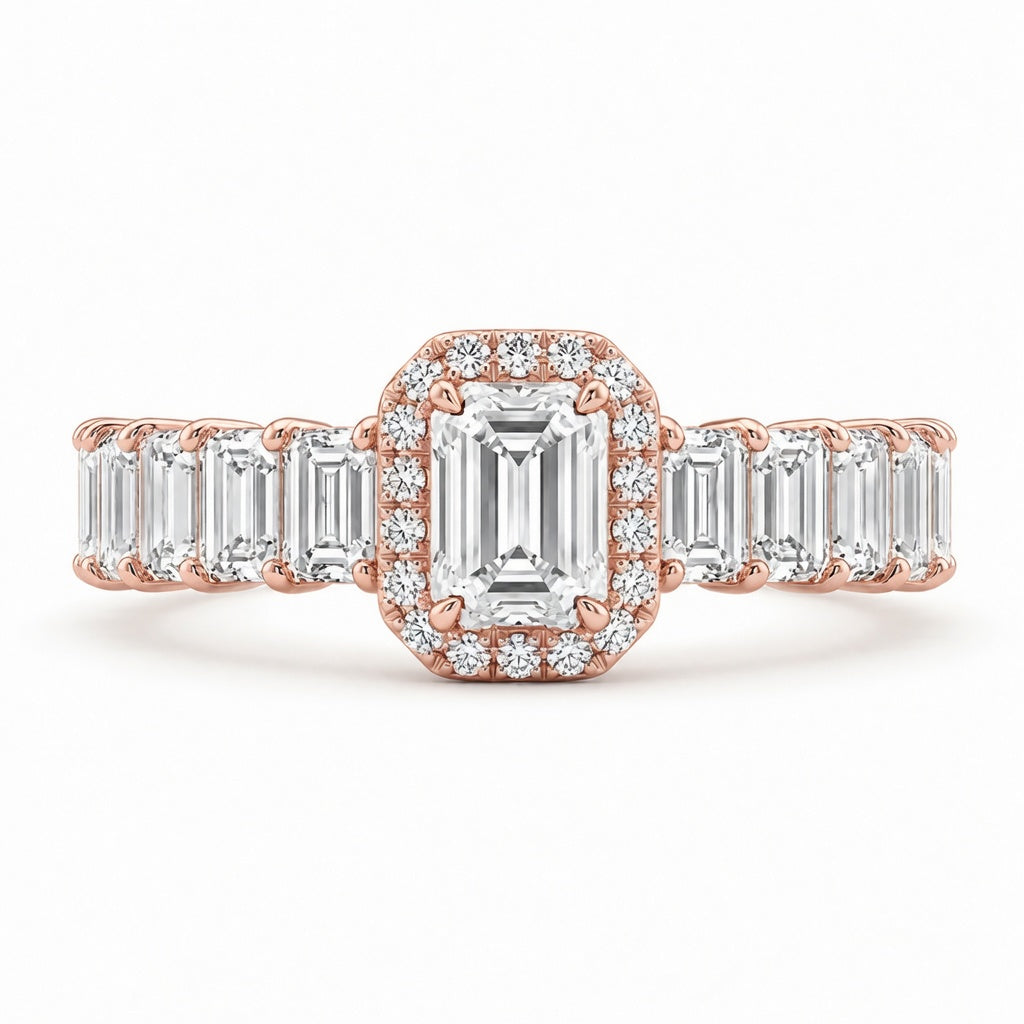 1.50 CT Lab-Grown Diamond Band Fashion Ring in 14K White Gold (D–F / VS1–VS2)