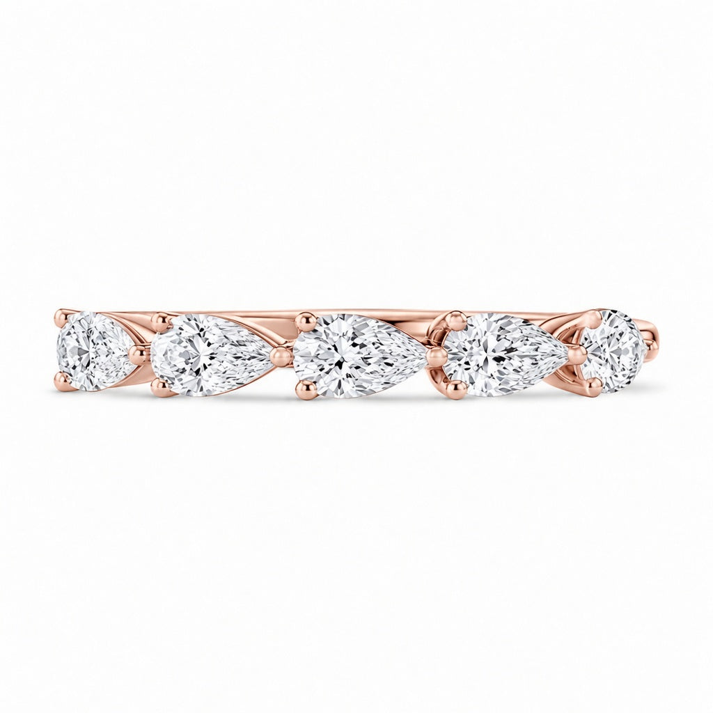 1.80 CT 5-Stone Lab-Grown Diamond Fashion Ring in 14K White Gold (D–F / VS1–VS2)