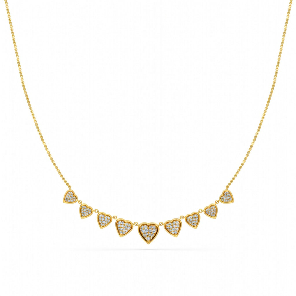 0.8 Ct Round Cut Diamond Pendant Necklace VS1 D-F White Gold 14k