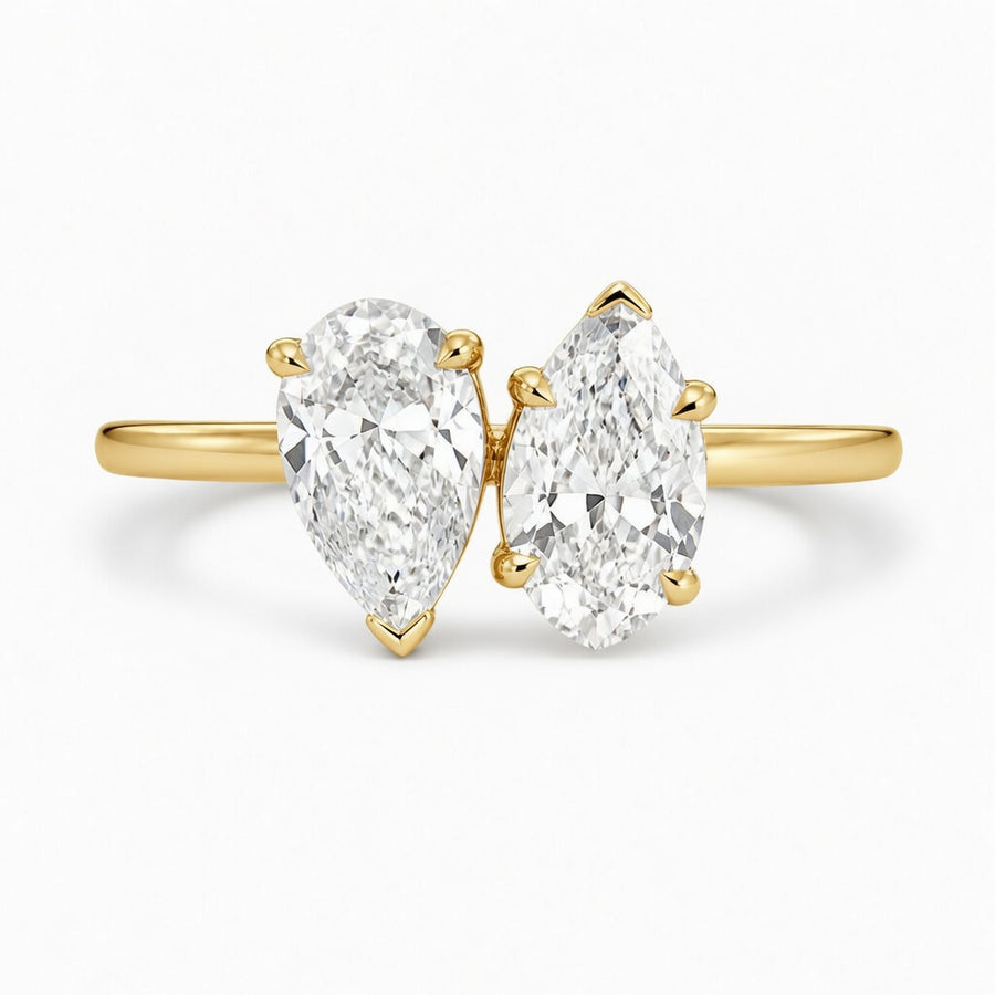 14K Gold Lab-Grown Diamond Fashion Ring (1.30 CTW – D–F / VS1–VS2)