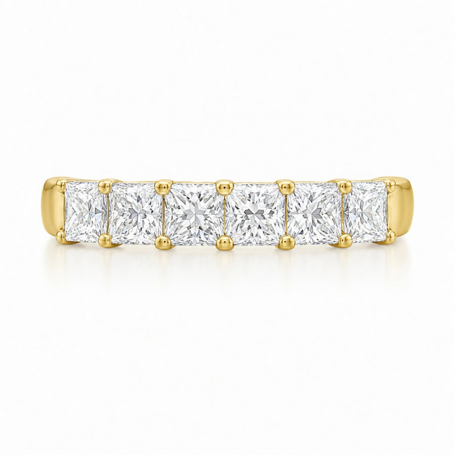 1.32 CT Lab-Grown Diamond Stackable Ring in 14K White Gold (D–F / VS1–VS2)