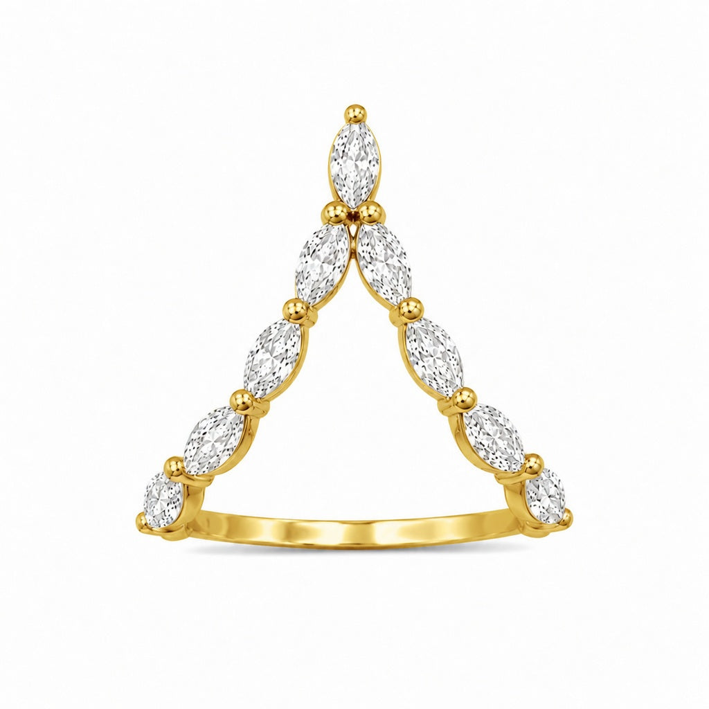 1.30 CT Round Lab-Grown Diamond Statement Ring in 14K White Gold (D–F / VS1–VS2)