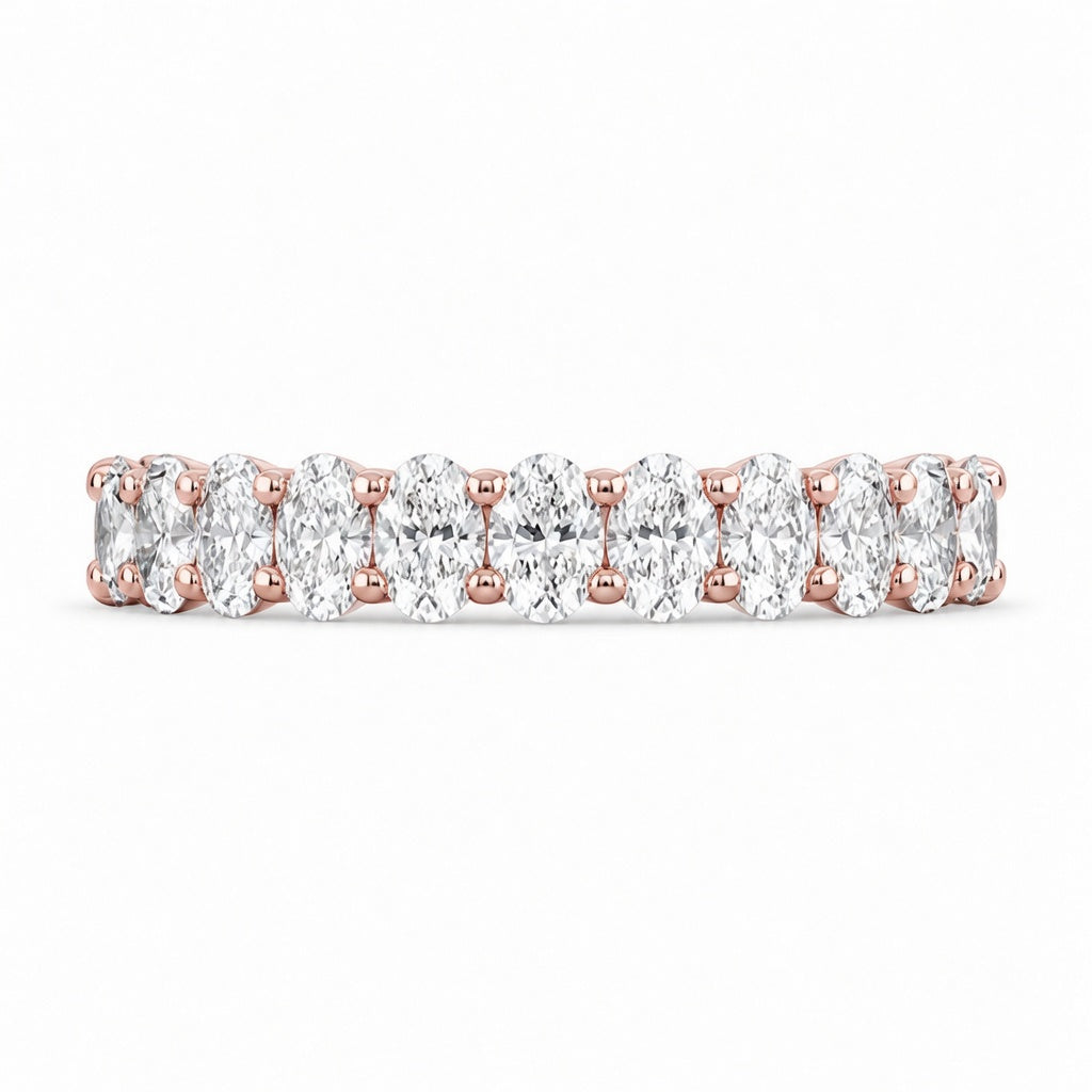 1.73 CT Lab-Grown Diamond Eternity Ring in 14K White Gold (D–F / VS1–VS2)
