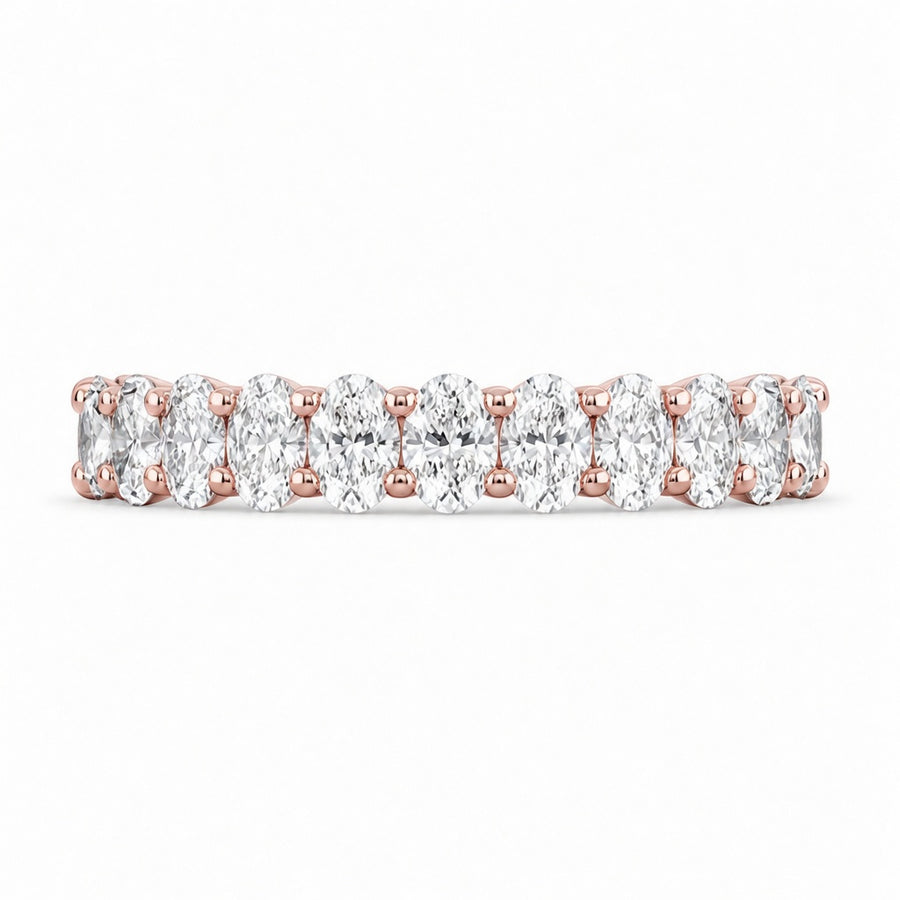 1.73 CT Lab-Grown Diamond Eternity Ring in 14K White Gold (D–F / VS1–VS2)