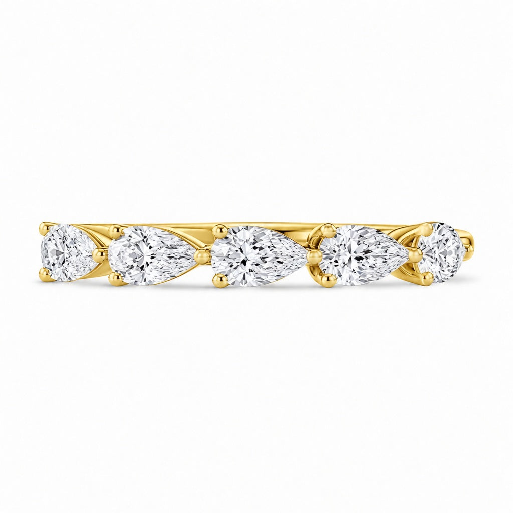 1.80 CT 5-Stone Lab-Grown Diamond Fashion Ring in 14K White Gold (D–F / VS1–VS2)