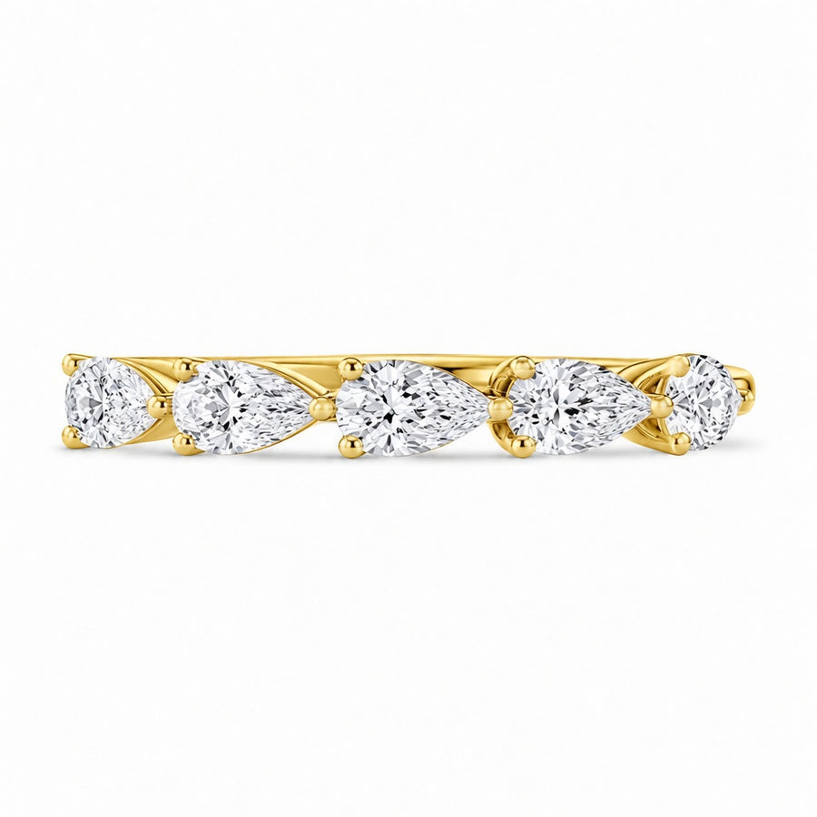 1.80 CT 5-Stone Lab-Grown Diamond Fashion Ring in 14K White Gold (D–F / VS1–VS2)