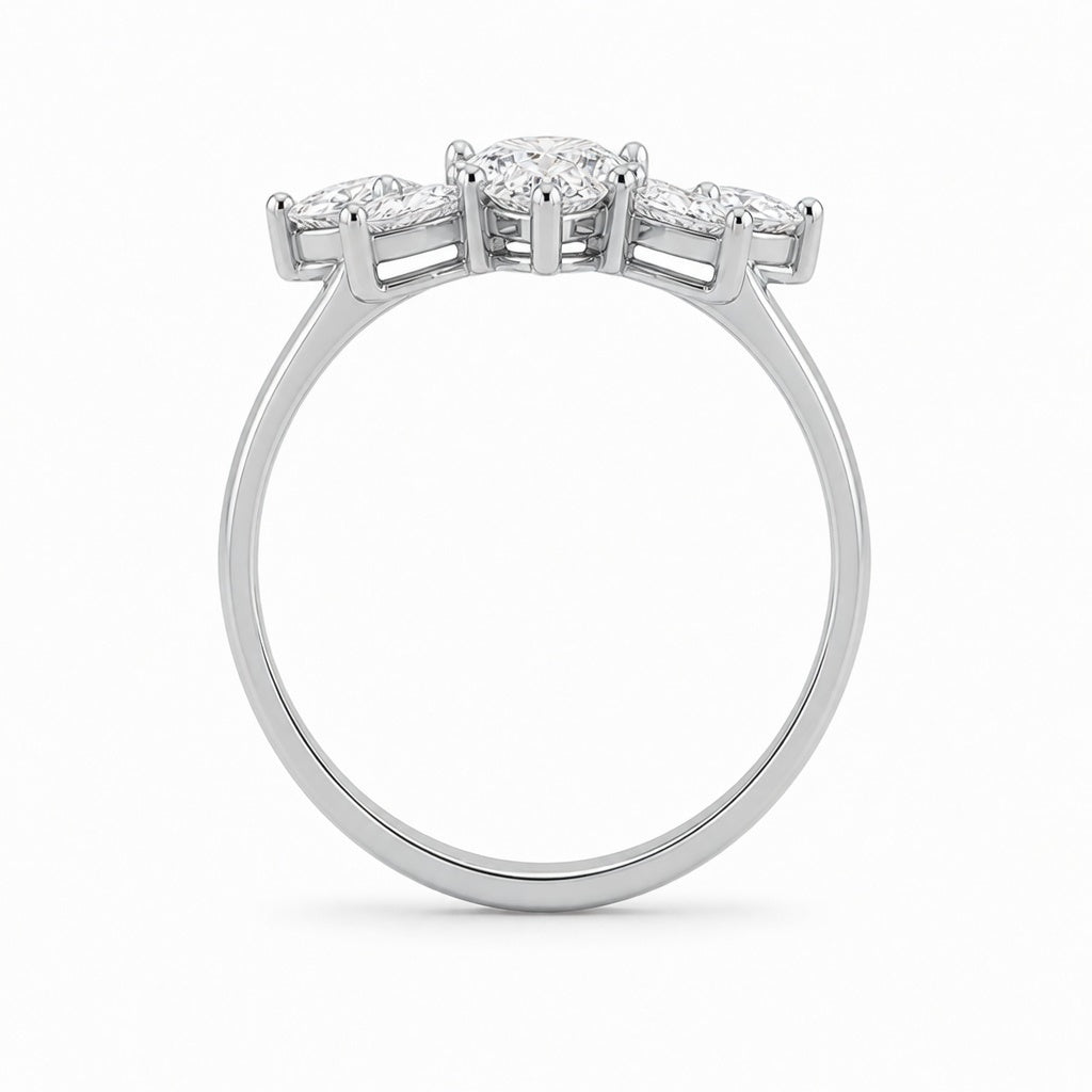 14K Gold Lab-Grown Diamond Fashion Ring (3.30 CTW – D–F / VS1–VS2)