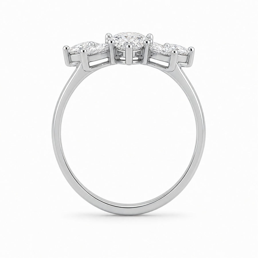 14K Gold Lab-Grown Diamond Fashion Ring (3.30 CTW – D–F / VS1–VS2)