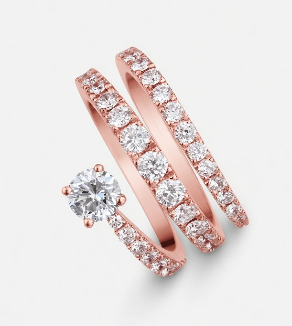 14K Gold Lab-Grown Diamond Fashion Ring (1.40 CTW – D–F / VS1–VS2)