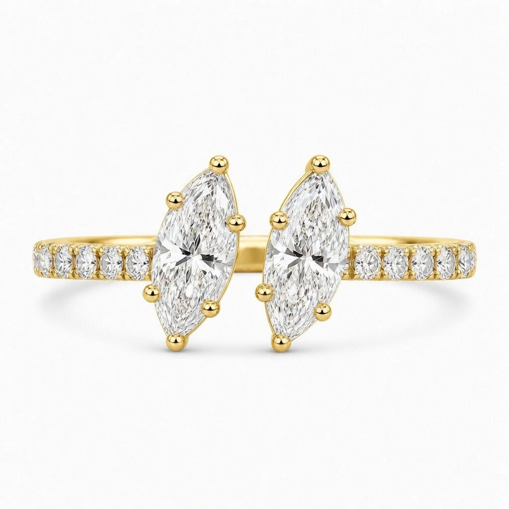 14K Gold Lab-Grown Diamond Fashion Ring (1.80 CTW – D–F / VS1–VS2)