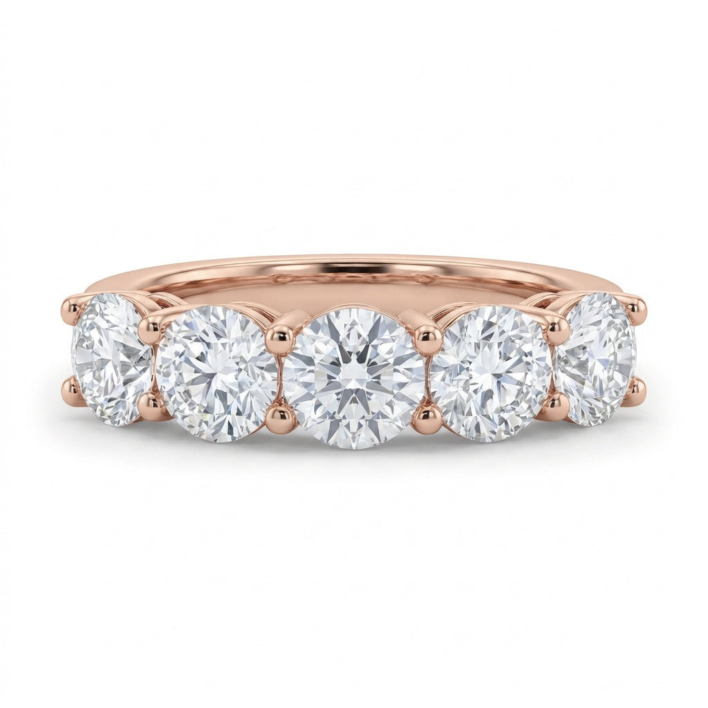 3.50 CT Lab-Grown Diamond Fashion Ring in 14K White Gold (D–F / VS1–VS2)