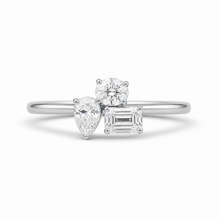 14K Gold Lab-Grown Diamond Fashion Ring (1.30 CTW – D–F / VS1–VS2)