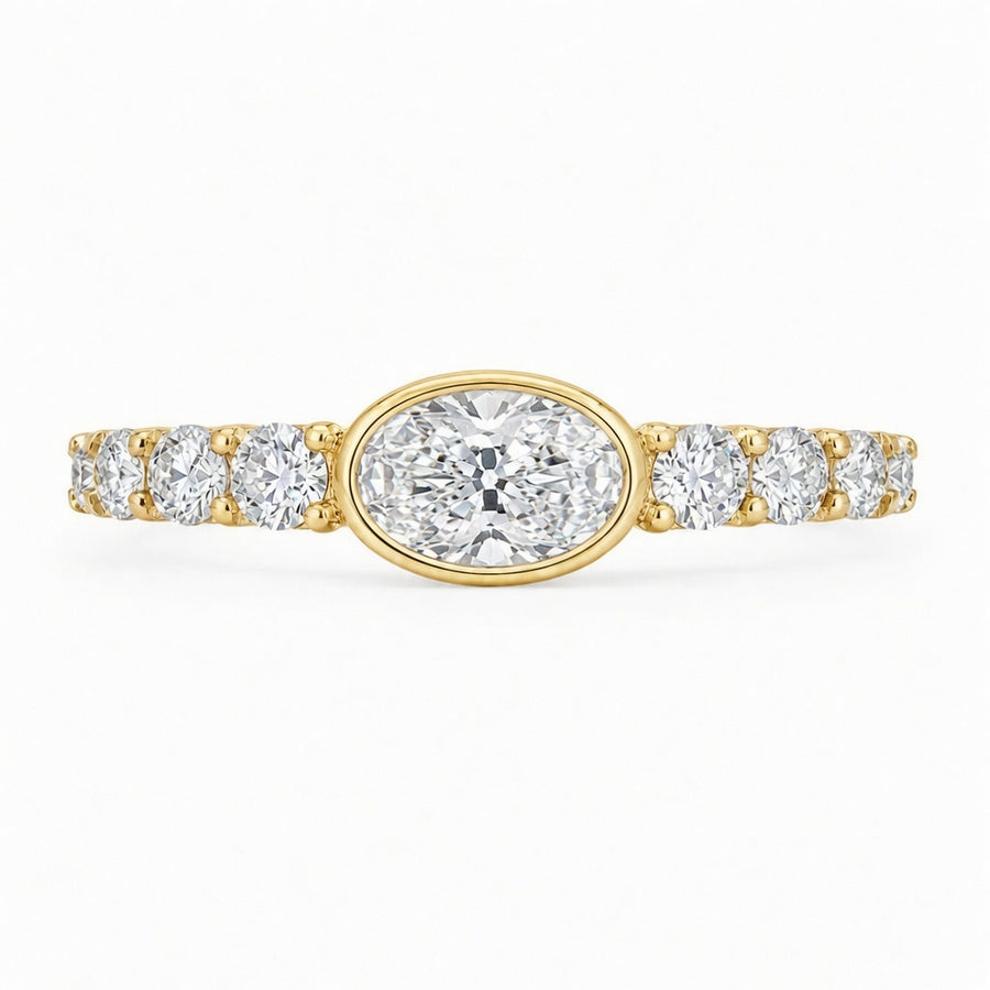 1.20 CT Lab-Grown Diamond Stackable Fashion Ring in 14K White Gold (D–F / VS1–VS2)