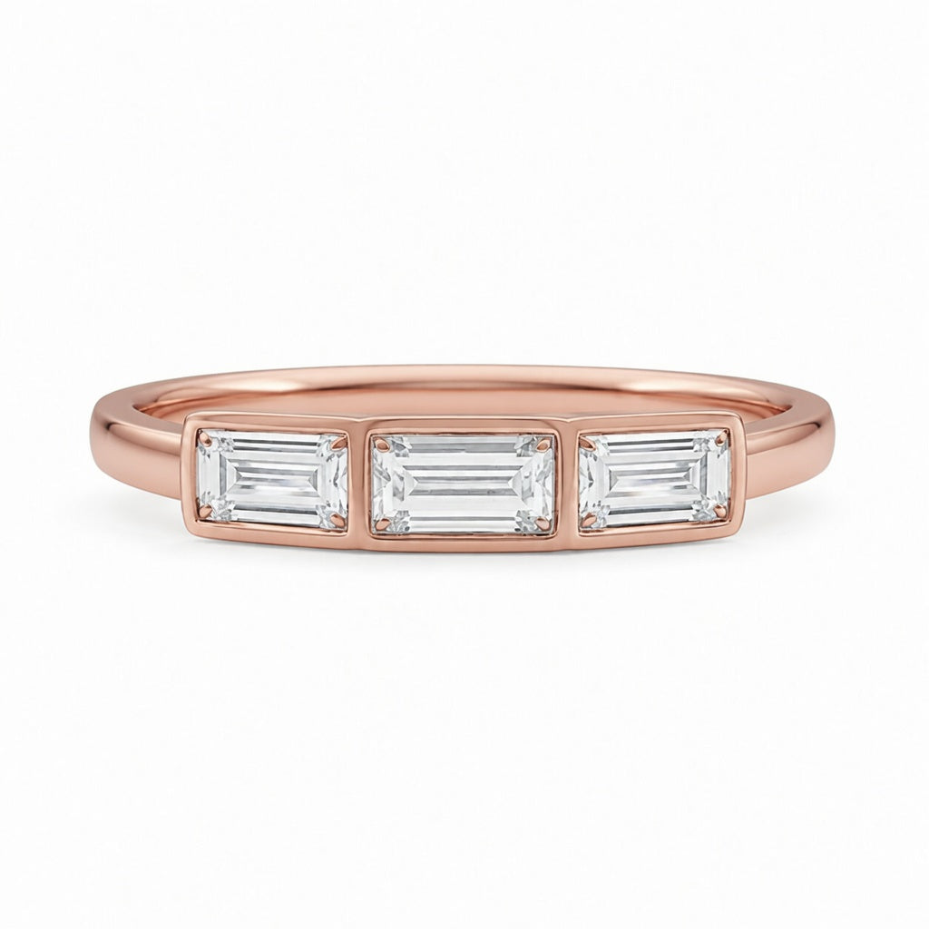 1.00 CT Lab-Grown Diamond Wedding Band Ring in 14K White Gold (D–F / VS1–VS2)