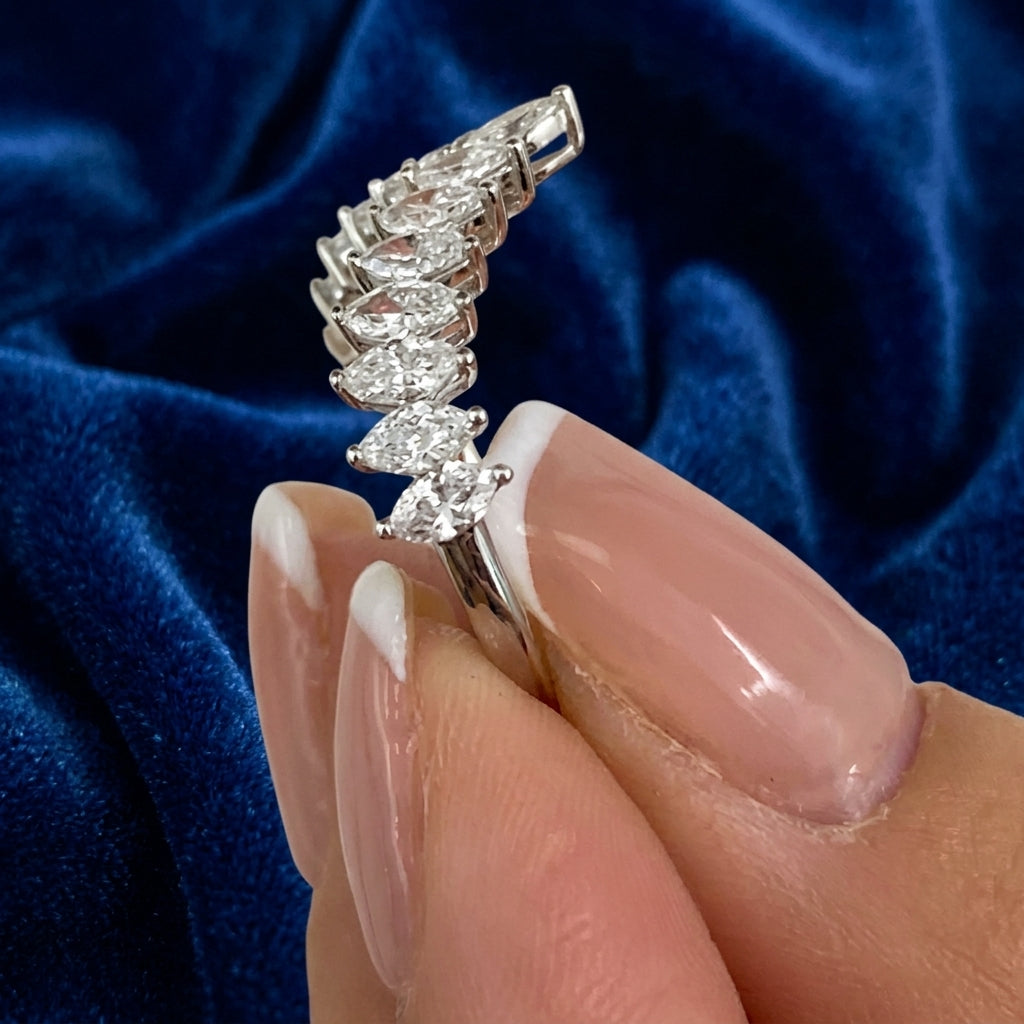 1.20 CT Lab-Grown Diamond Prong Ring in 14K White Gold (D–F / VS1–VS2)