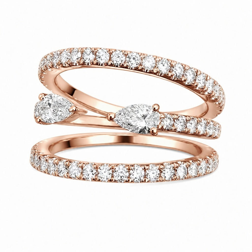 1.50 CT Round Lab-Grown Diamond Statement Ring in 14K White Gold (D–F / VS1–VS2)