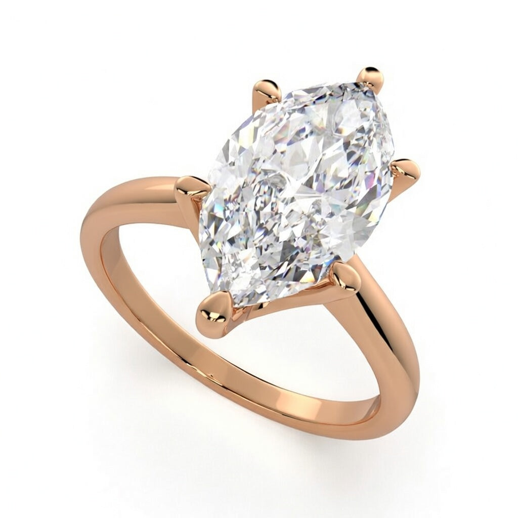 Juliana 2 Carat Marquise Cut Classic Solitaire Engagement Ring