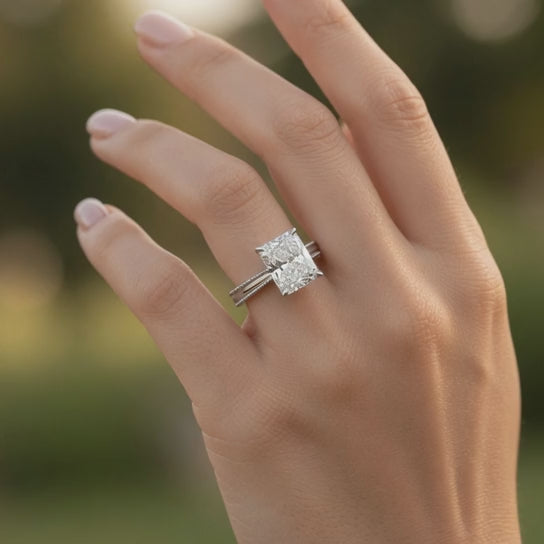 Camilla 1 Carat Emerald Cut Solitaire Engagement Ring