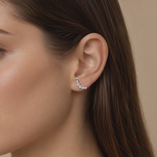 Lab Grown Diamond Earrings