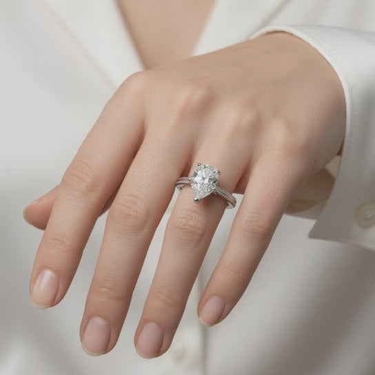 Camilla 1 Carat Pear Cut Solitaire Engagement Ring