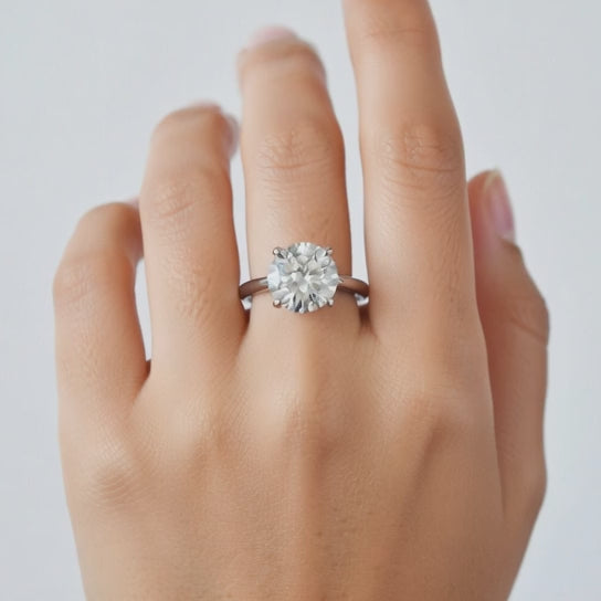 Juliana 3 Carat Oval Cut Classic Solitaire Engagement Ring