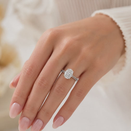 Camilla 3 Carat Oval Cut Solitaire Engagement Ring
