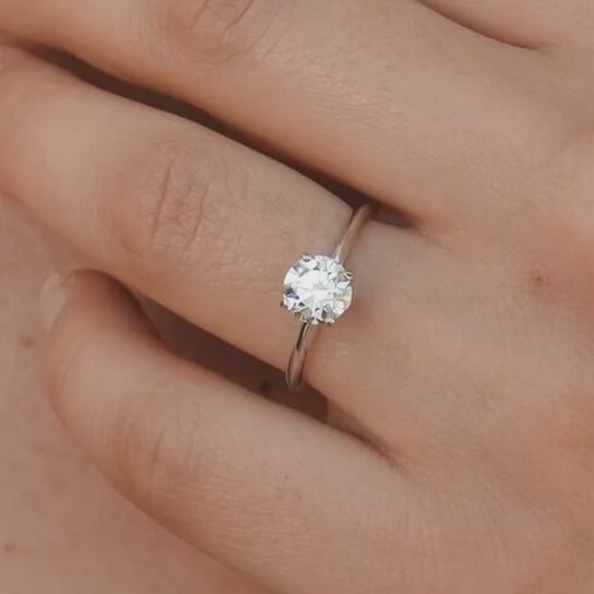 Juliana 2 Carat Round Cut Classic Solitaire Engagement Ring