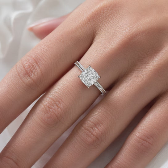 Camilla  Cushion Cut Solitaire Engagement Ring