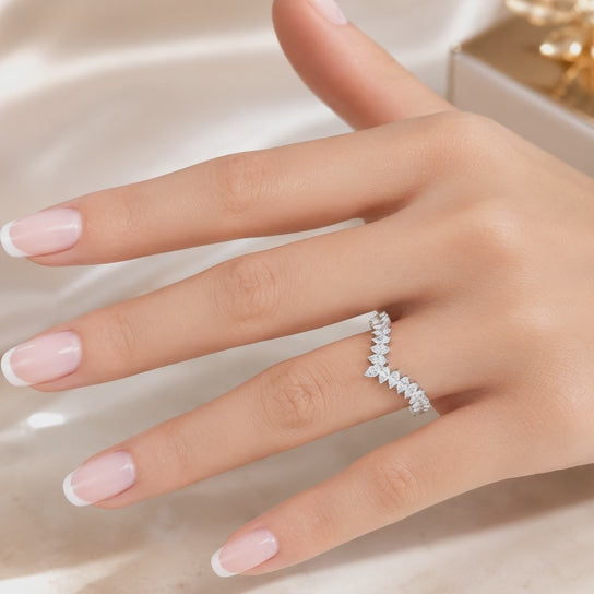 1.20 CT Lab-Grown Diamond Prong Ring in 14K White Gold (D–F / VS1–VS2)