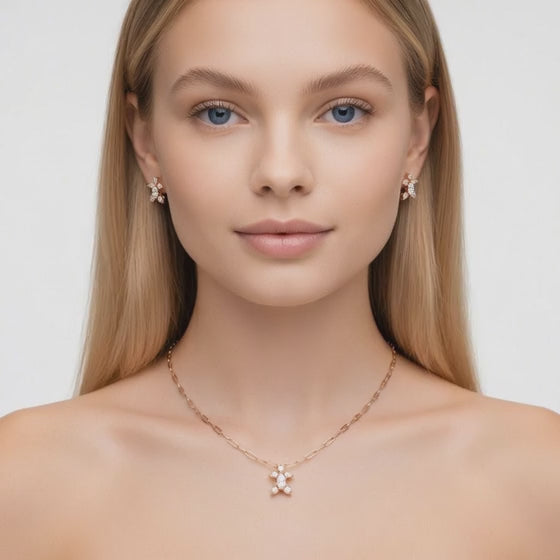 0.9 Ct Marquise Pear Cut Diamond Pendant Necklace VS1 D-F White Gold 14k