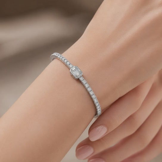 Lab Grown Diamond Bracelet 