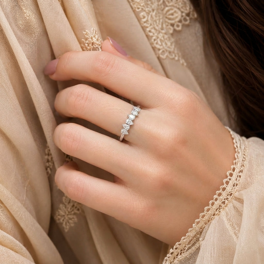 2.72 CT Lab-Grown Diamond Stackable Ring in 14K White Gold (D–F / VS1–VS2)