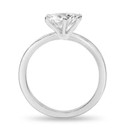 Hazel 1.5 ct Lab Grown Round Cut Classic 6 prong Diamond Engagement Ring