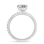 Sophia 2.2 ct Lab Grown Round Cut Classic Pave Diamond Engagement Ring