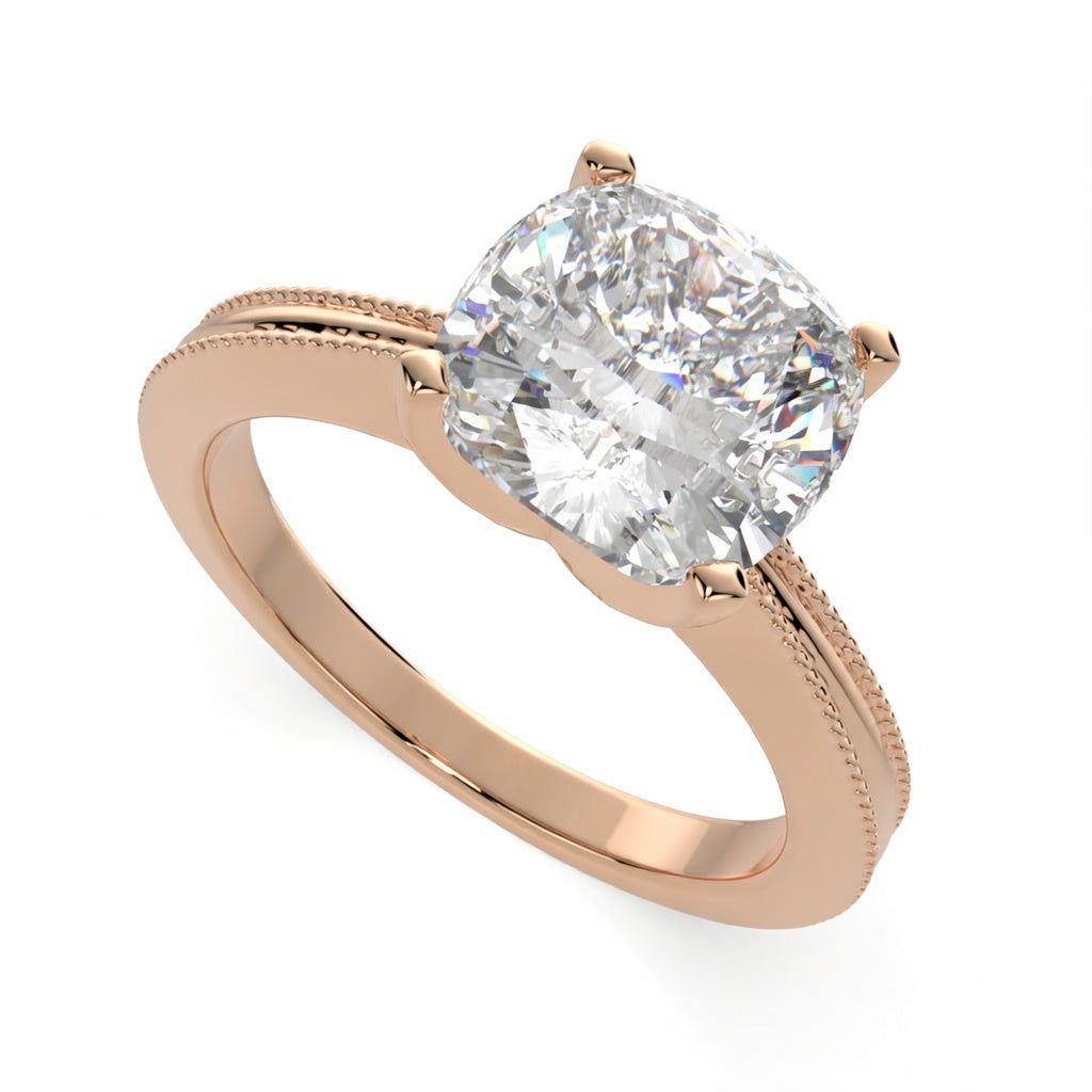 Camilla 1 Carat Cushion Cut Solitaire Engagement Ring