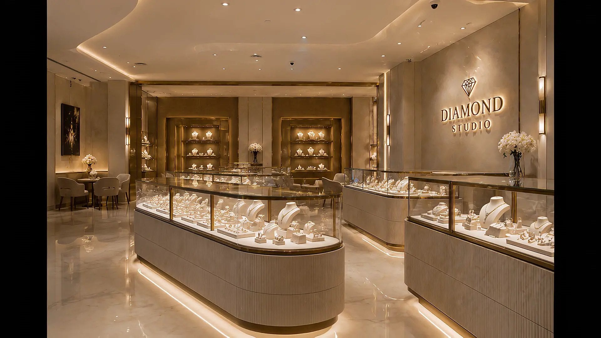 Diamond Studio jewelry support