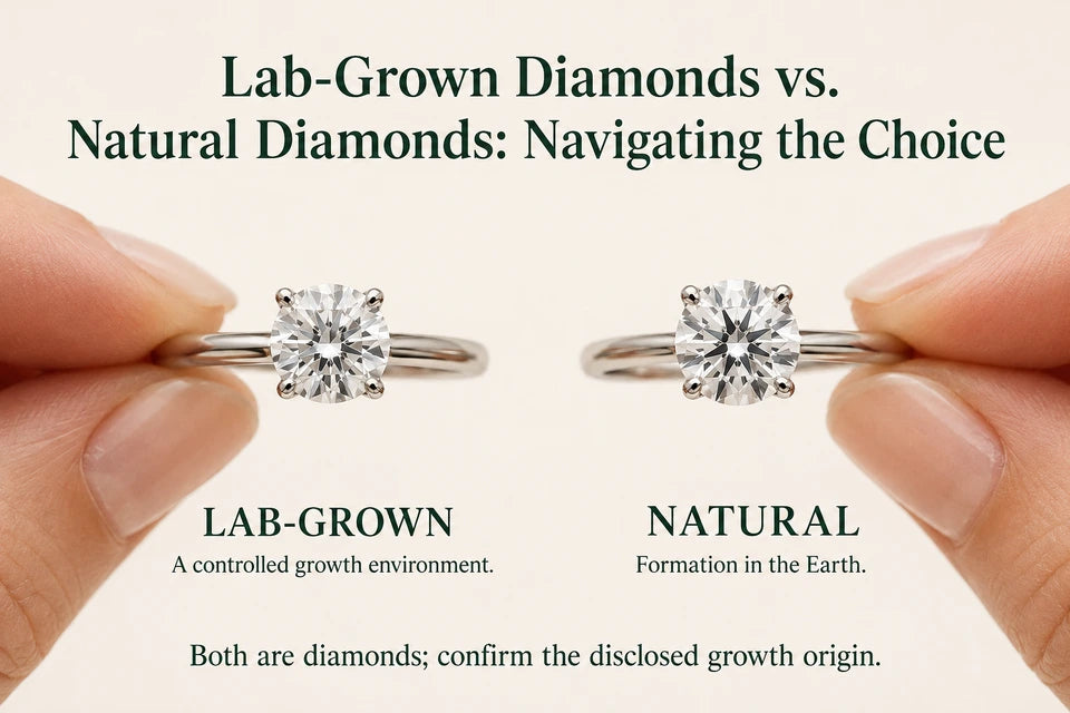 Lab-Grown Diamonds vs. Natural Diamonds: Navigating the Choice: Lab-Grown Diamonds vs. Natural Diamonds: Navigating the Choice A controlled growth environment.