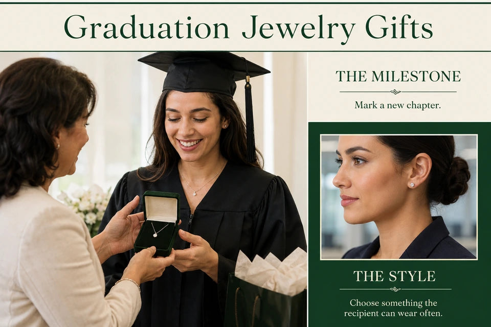 Graduation Gifts - Timeless Lab-grown Jewelry Pieces for Young Professionals Guide for Lab-grown Jewelry Buyers: Mark a new chapter. Choose something the recipient can wear often.