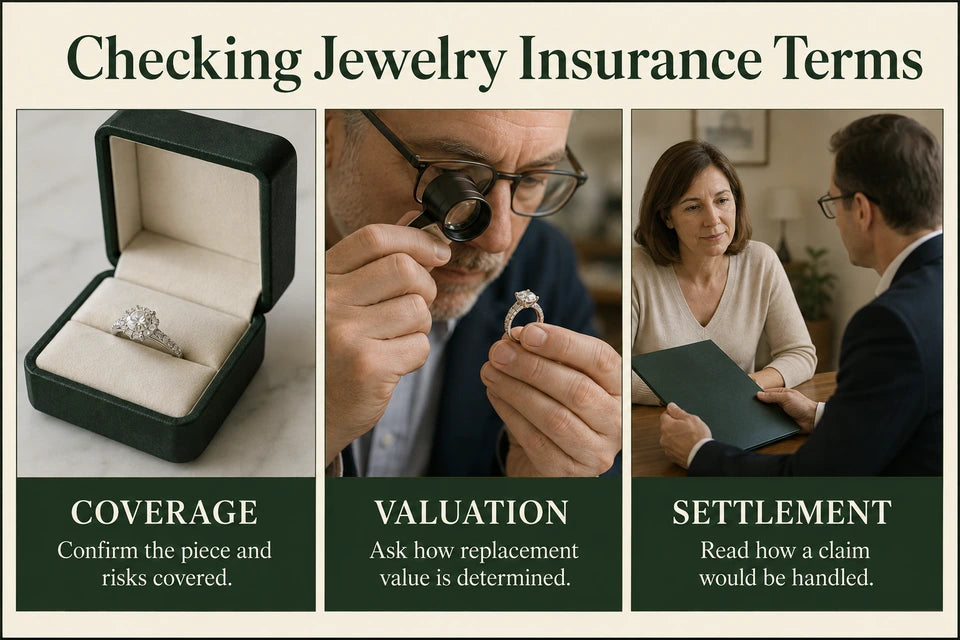 Why Insurance Companies Cover Lab-grown Jewelry Differently: Confirm the piece and risks covered. Ask how replacement value is determined.