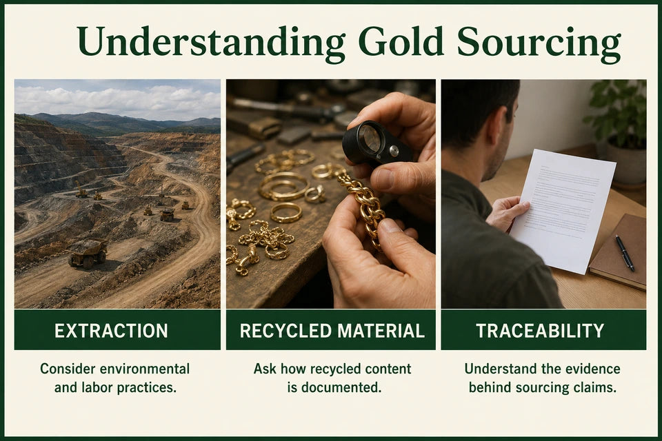 Dirty Gold: Consider environmental and labor practices. Ask how recycled content is documented.