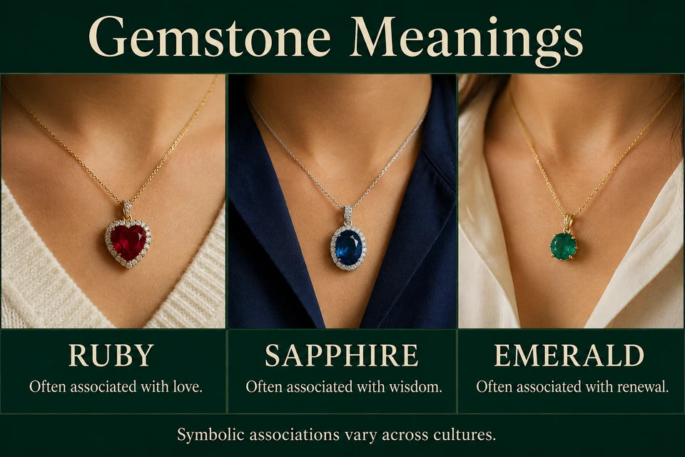 Gemstone Meanings: Often associated with love. Often associated with wisdom.